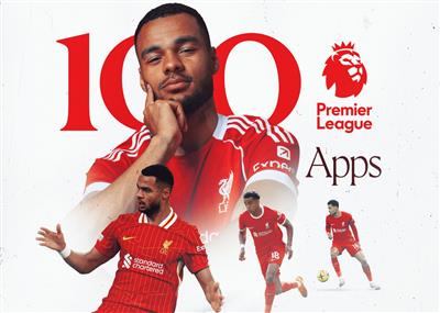 ในค่ำคืนแห่งความสำเร็จ กักโปลงเล่นในพรีเมียร์ลีกครบ 100 นัดให้กับลิเวอร์พูล
